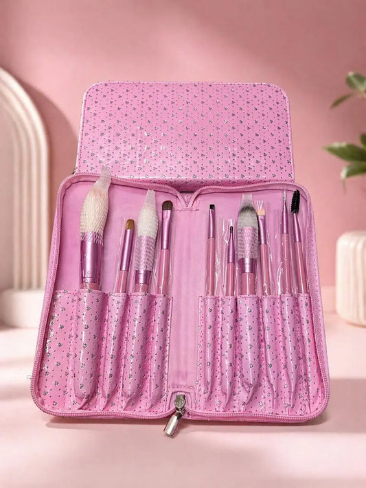 10 Pcs Makeup Brush Set #1012