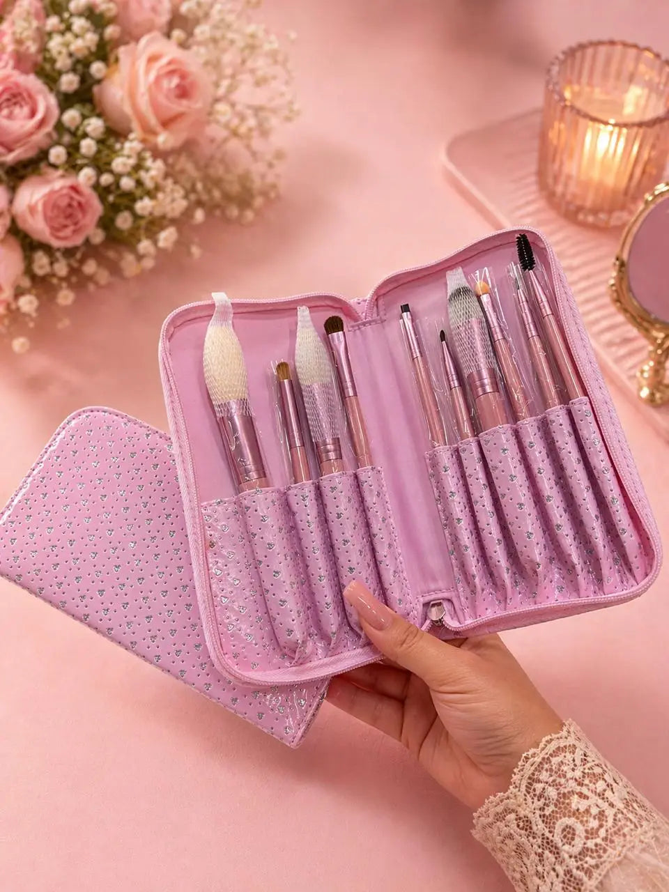 10 Pcs Makeup Brush Set #1012
