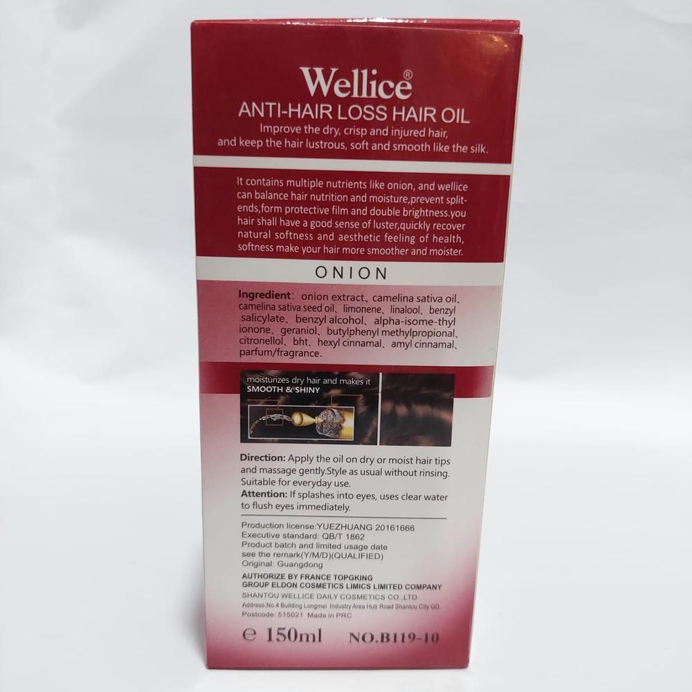 Wellice Onion Hair Oil 150ml #1002