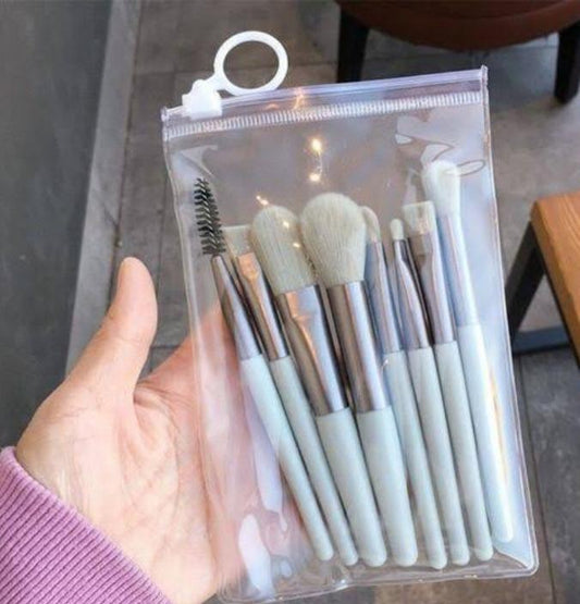 8 Pcs Mini Makeup Brush Set #1011