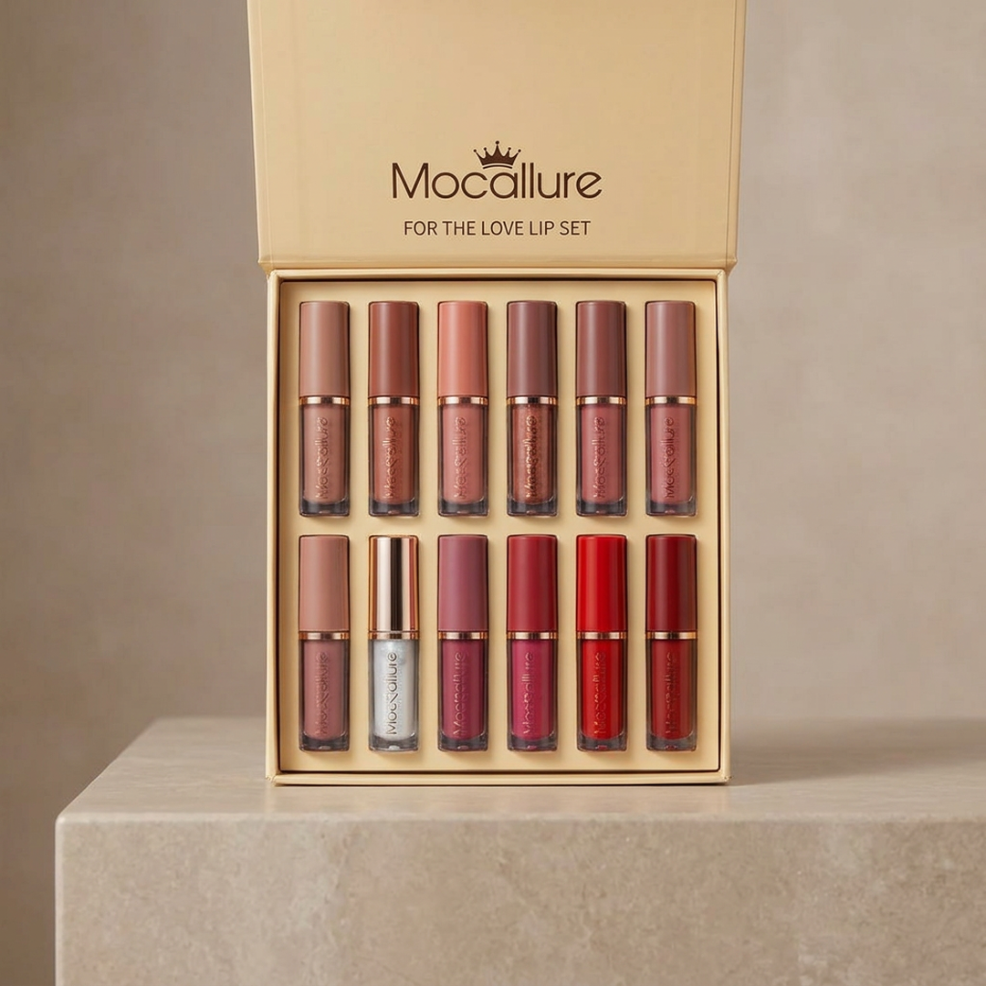 12 Pcs Matte Lip Gloss Set #1006