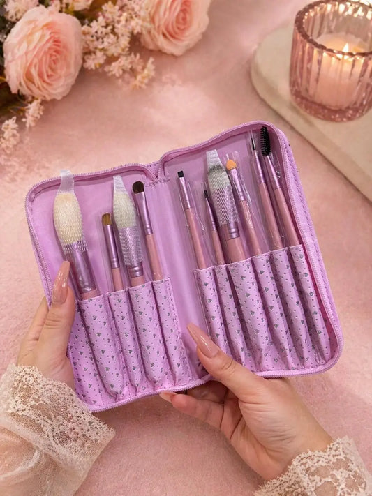 10 Pcs Makeup Brush Set #1012