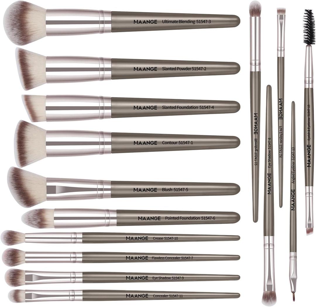 15 Pcs Makeup Brush Set #1013